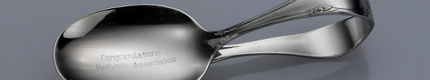 The Oneida Bent Handle Stainless Steel (toddler) Spoon